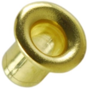 204 ROLLED BRASS SCORED EYELET